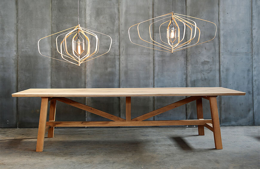 banc Largus en chêne Heerenhuis